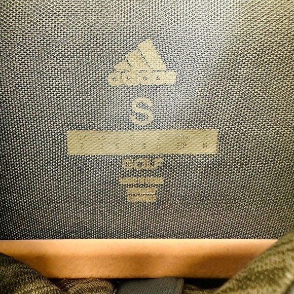 Adidas Golf Jacket Men's Sz. S Quarter Zip Pullover Gray Heather Athletic - Picture 7 of 9